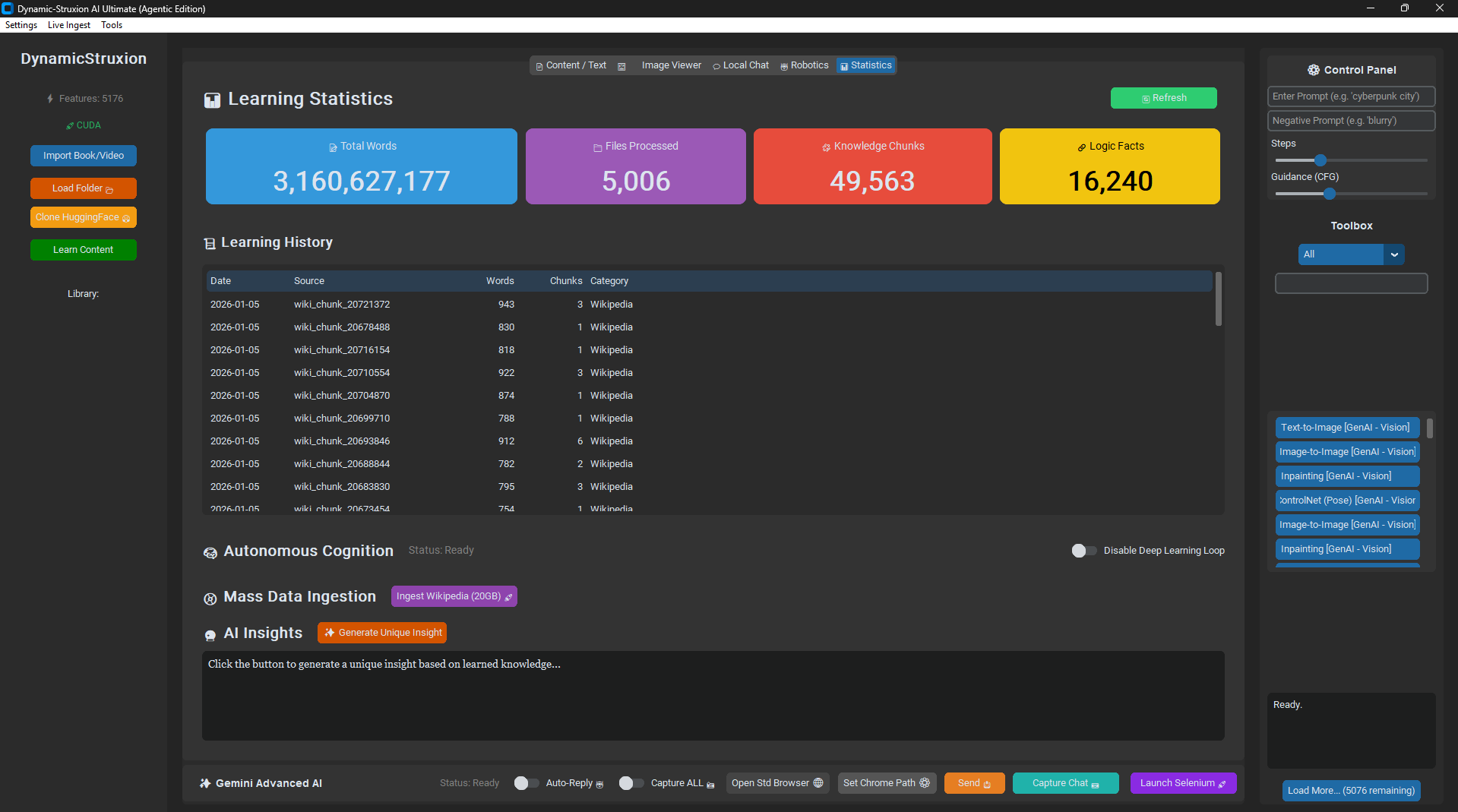 DynamicStruxion Analysis View