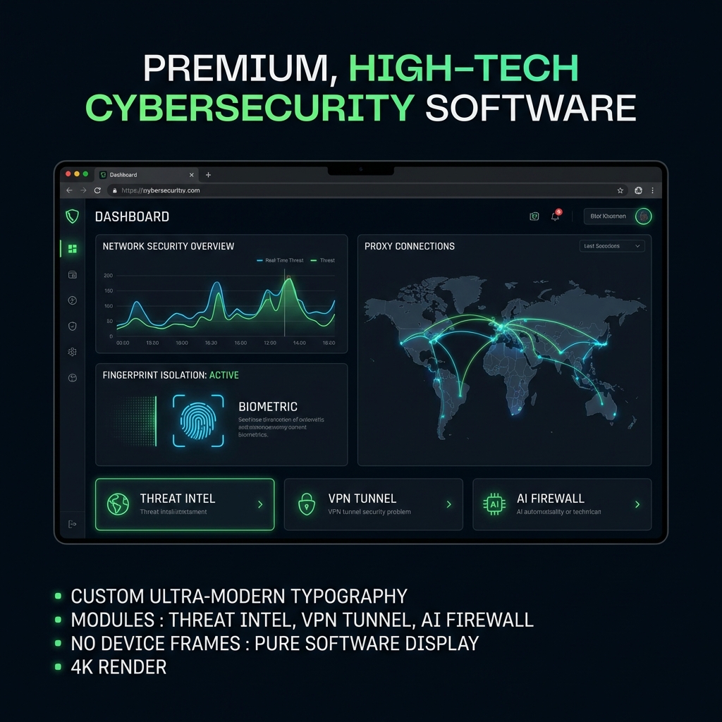 REye AntiDetect Interface Mockup