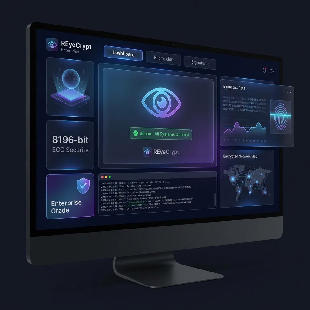 REyeCrypt Interface Mockup
